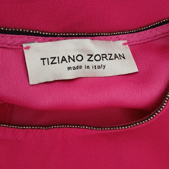🌸 Tiziano Zorzan Pink Dress – Size 44 (US Medium) 🌸 - Picture 14 of 16